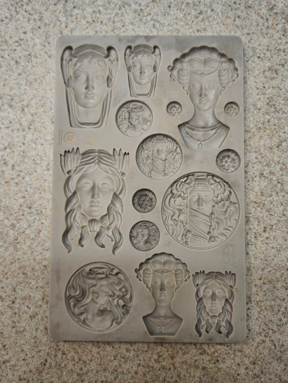 Classical Faces & Medallions Silicone Mold